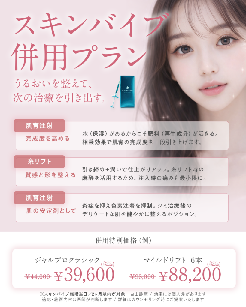スキンバイブ併用プラン